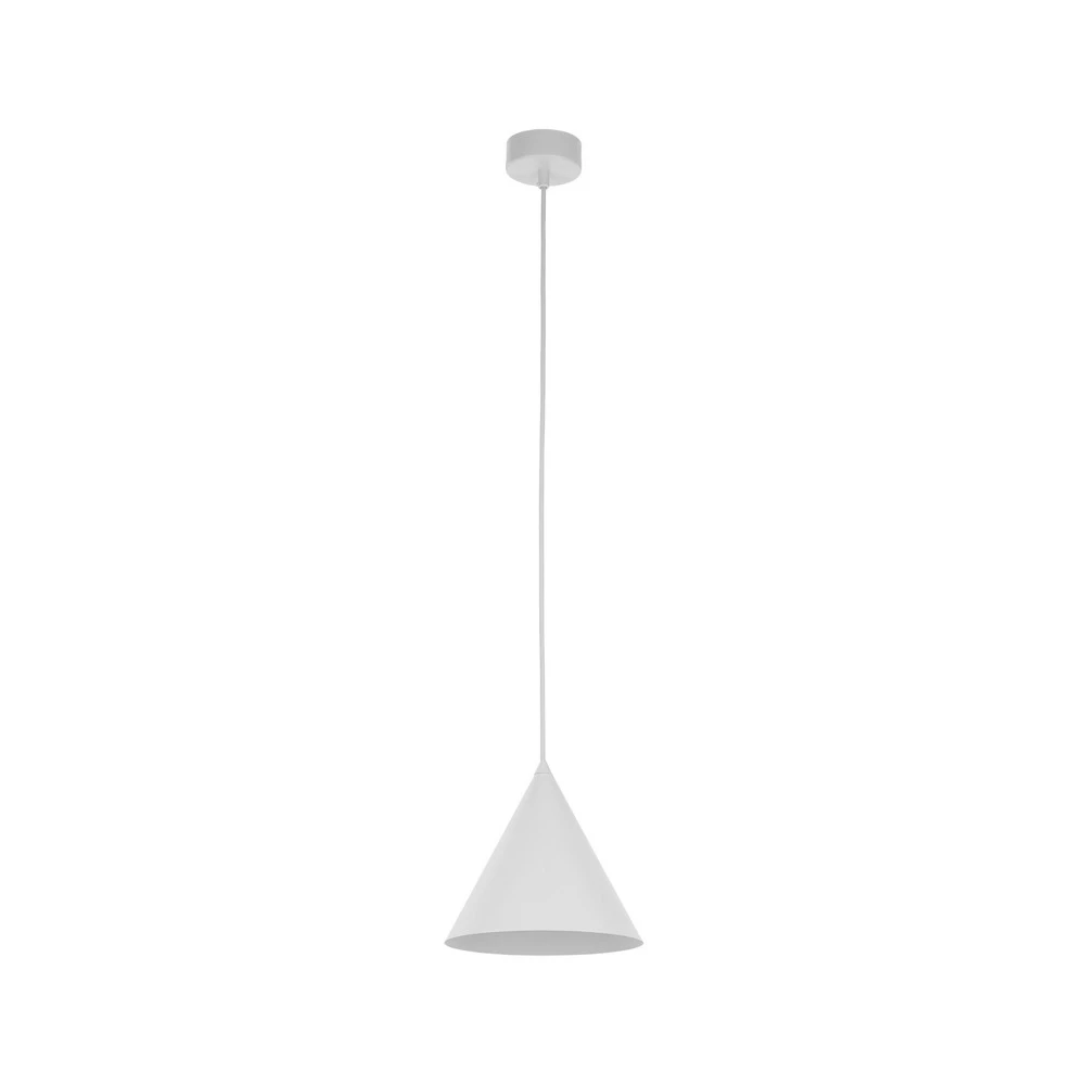 Lustre Cristal Premium Suspension Cono, blanc, Ø 19 cm, acier, à 1 lampe