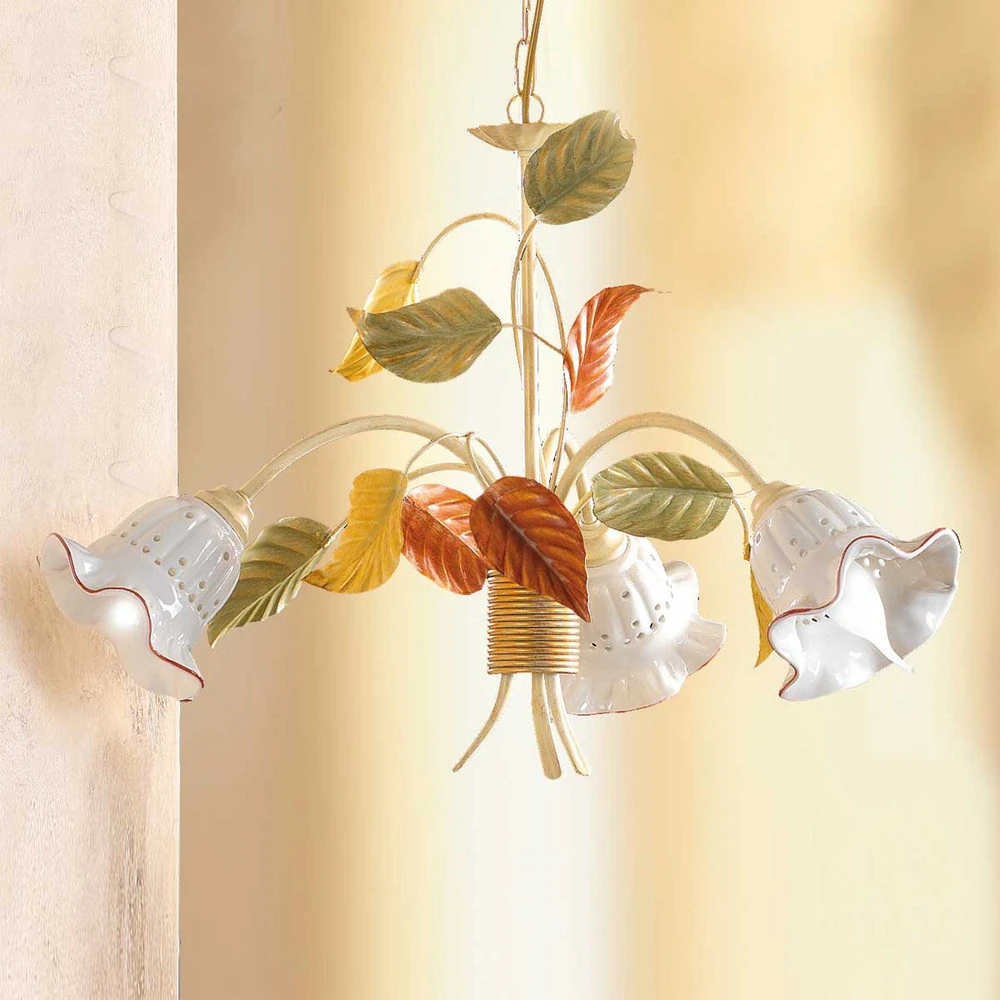 Lustre Cristal Premium Suspension Flora de style florentin
