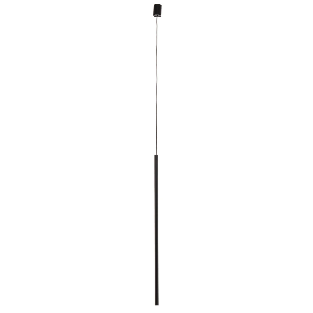 Lustre Cristal Premium Suspension Laser à 1 lampe, noir, abat-jour 100cm
