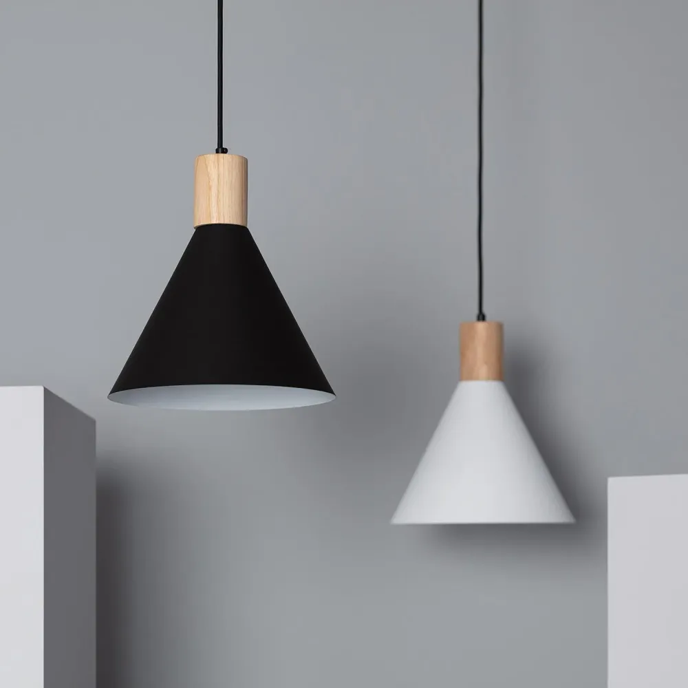 Lustre Cristal Premium Suspension en métal et bois avec éclairage LED Arbat
