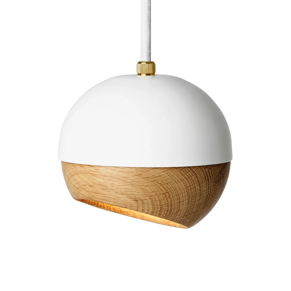Mater Ray S suspension Ø 11,9 cm, blanc Design minimaliste