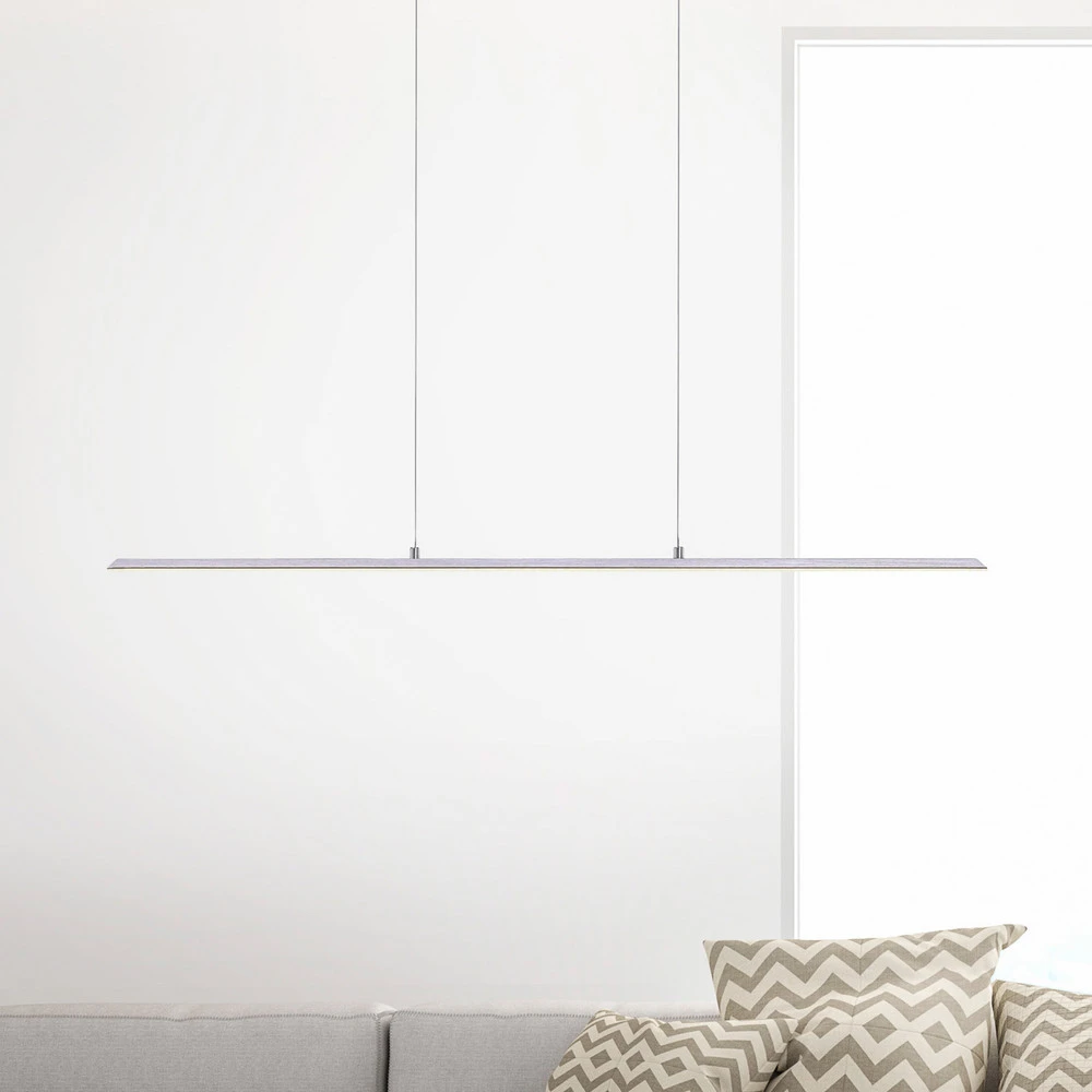 NATUREL Suspension LED Lite, argent, 100 cm, CCT, intensité variable | Garantie 2 Ans