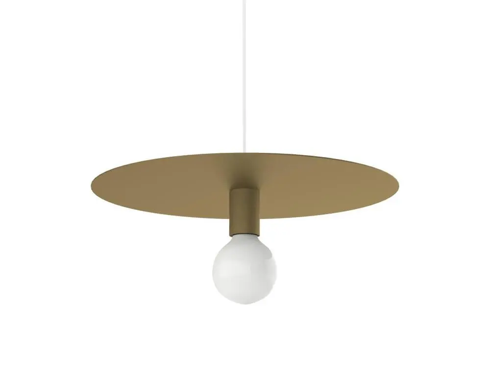 NINA Suspension, 1X E27, max 42W, métal, anodic dorure, D.40cm à fixation clip