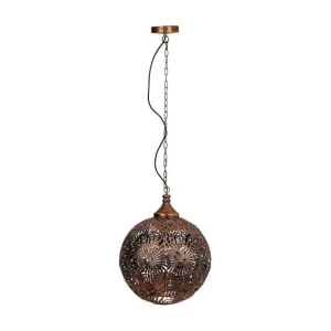 Plafonnier Design Moderne Lampe de plafond en métal doré 50x50x64/133h