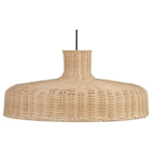 Plafonnier Design Moderne Lampe à suspendre en rotin naturel TAMARIN