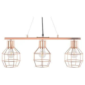 Plafonnier Design Moderne Lampe suspension cuivré ORNE