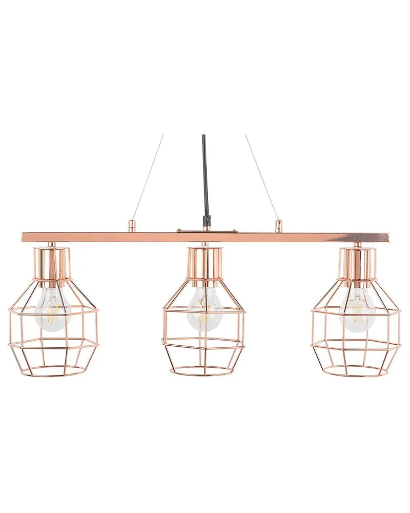 Plafonnier Design Moderne Lampe suspension cuivré ORNE