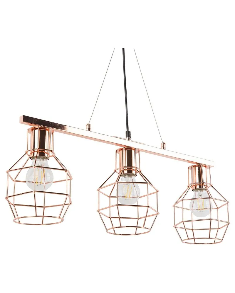 Plafonnier Design Moderne Lampe suspension cuivré ORNE