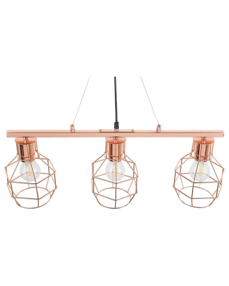 Plafonnier Design Moderne Lampe suspension cuivré ORNE