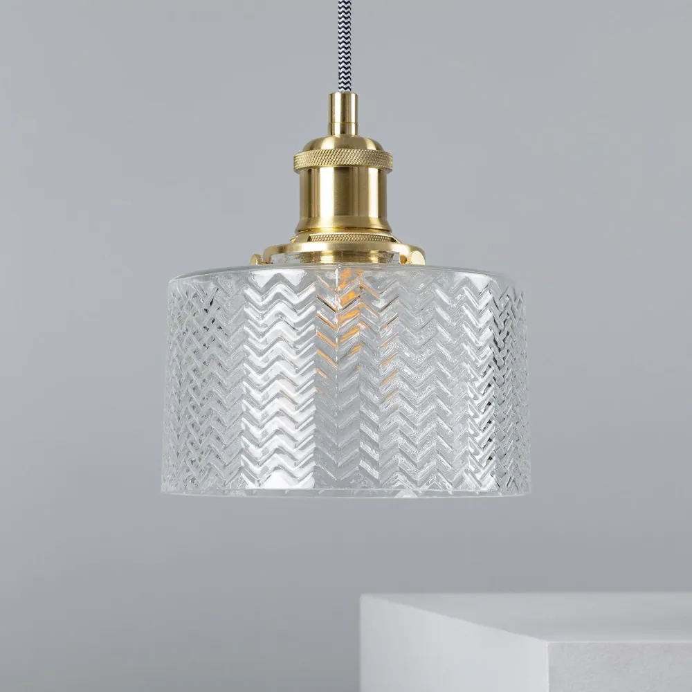 Plafonnier Design Moderne Luminaire suspendu Matisse en verre équipé d'éclairage LED