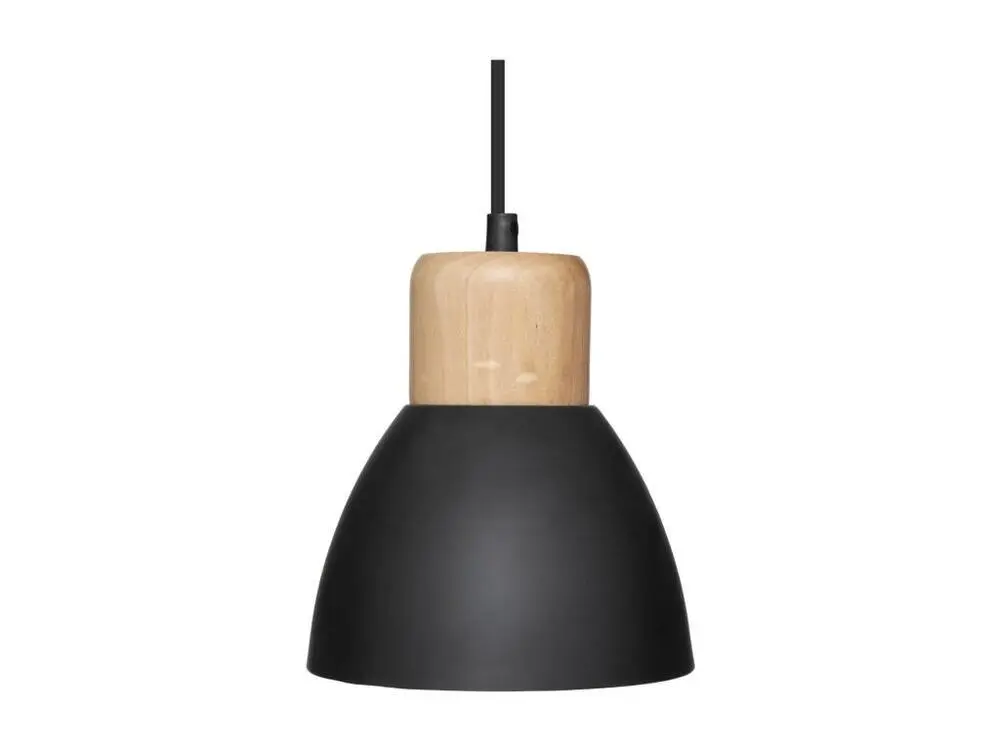 Plafonnier Design Moderne Luminaire Suspension 3 Têtes en métal Noir H 100 cm