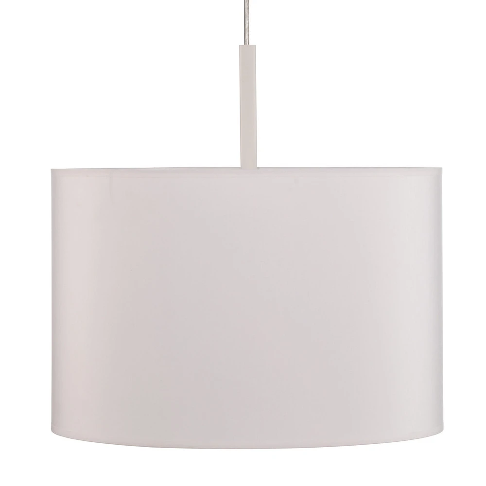 Plafonnier Design Moderne Suspension Alice, Ø 37,5 cm, blanc