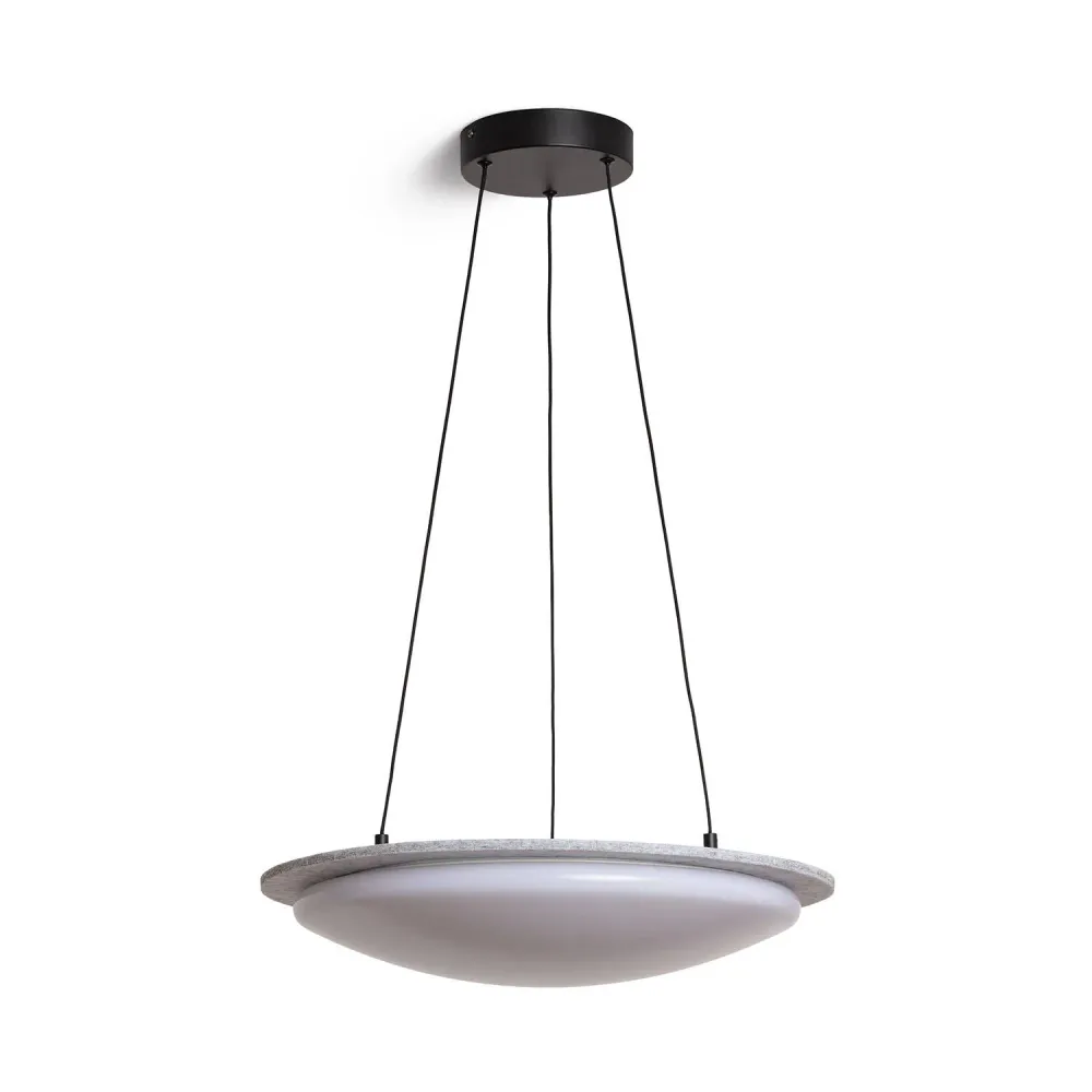 Plafonnier Design Moderne Suspension Lezhan 24W LED CCT réglable en feutre