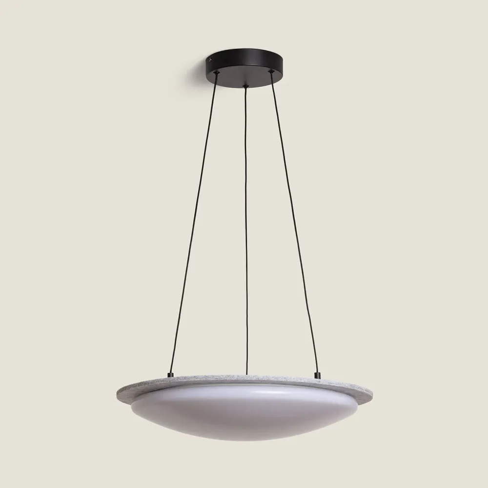 Plafonnier Design Moderne Suspension Lezhan 24W LED CCT réglable en feutre