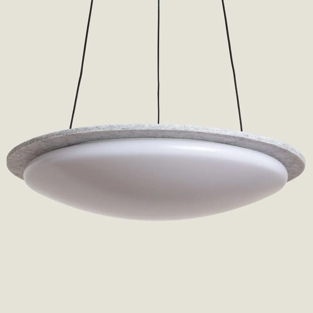 Plafonnier Design Moderne Suspension Lezhan 24W LED CCT réglable en feutre