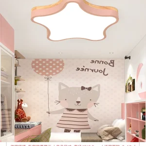 Plafonnier encastré en forme d'étoile, luminaire de plafond en acrylique ultra-contemporain pour entrée et couloir