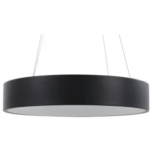 Plafonnier à montage sur rail Lampe suspendue en métal LED noir LENYA