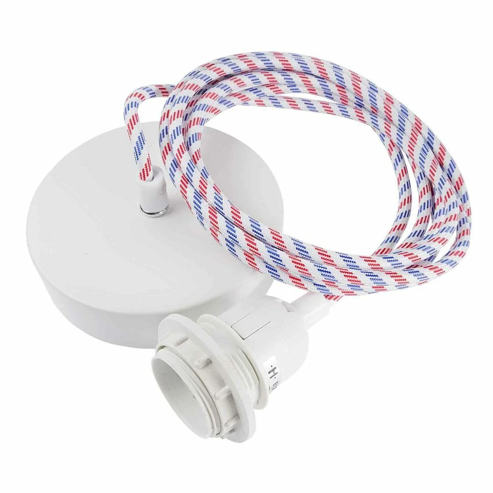 Plafonnier à suspension réglable Suspension hang luminaire 1 corde - coton édition limitée bastille