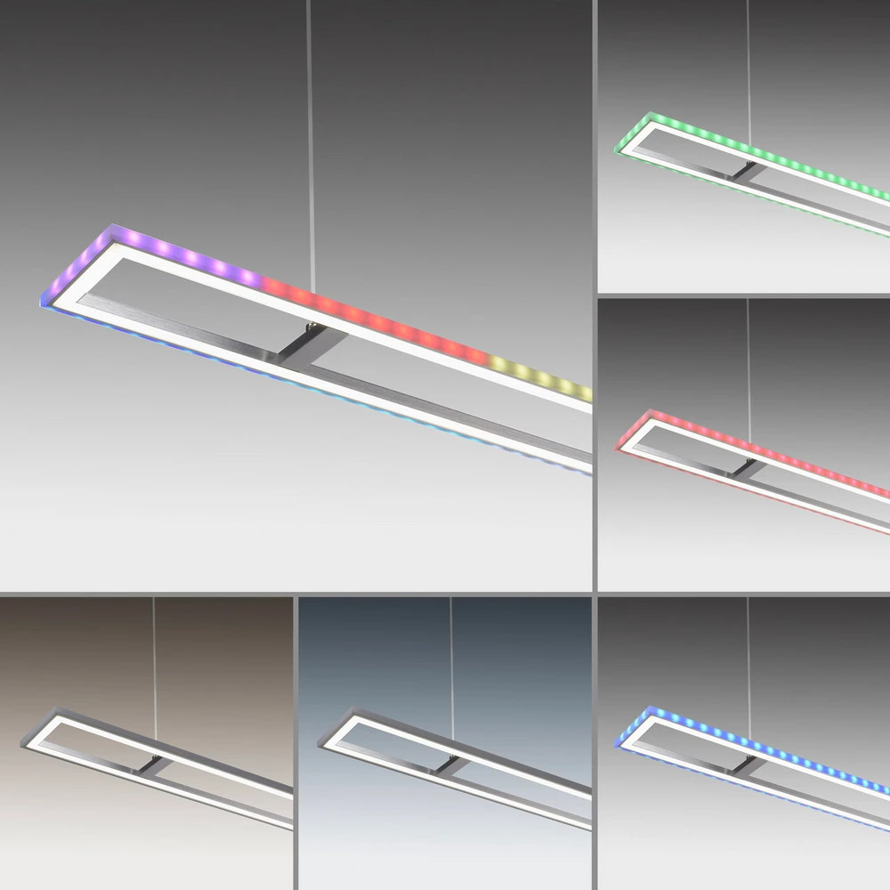 Plafonnier à suspension réglable Suspension LED Felix60, 100x14 cm