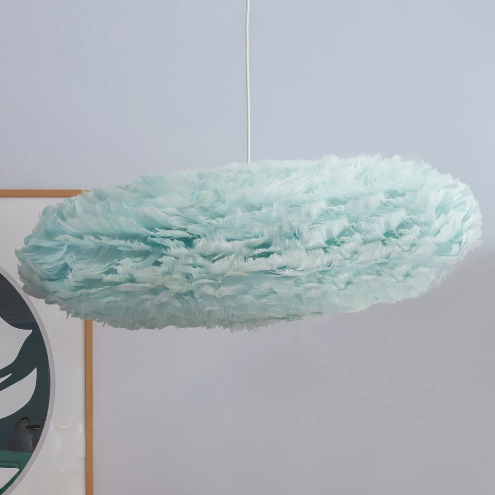 Plafonnier à suspension réglable UMAGE Eos Esther Medium Suspension bleu évident/blanc