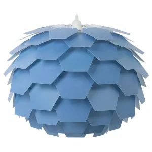 Plaque de plafond LED Lampe suspension bleu gros abat-jour SEGRE