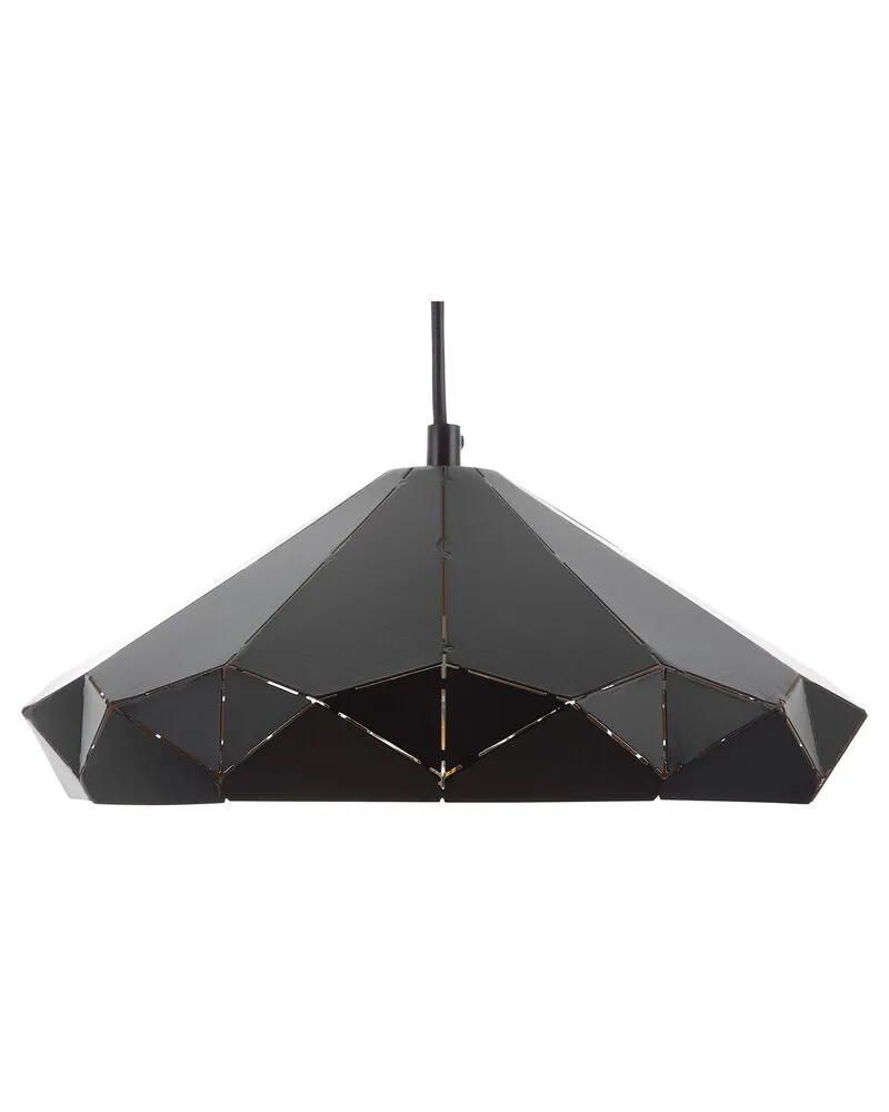 Plaque de plafond LED Lampe suspension noir NEVOLA
