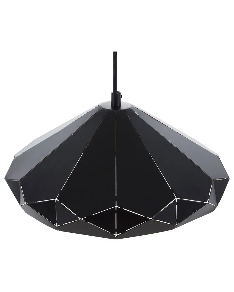 Plaque de plafond LED Lampe suspension noir NEVOLA
