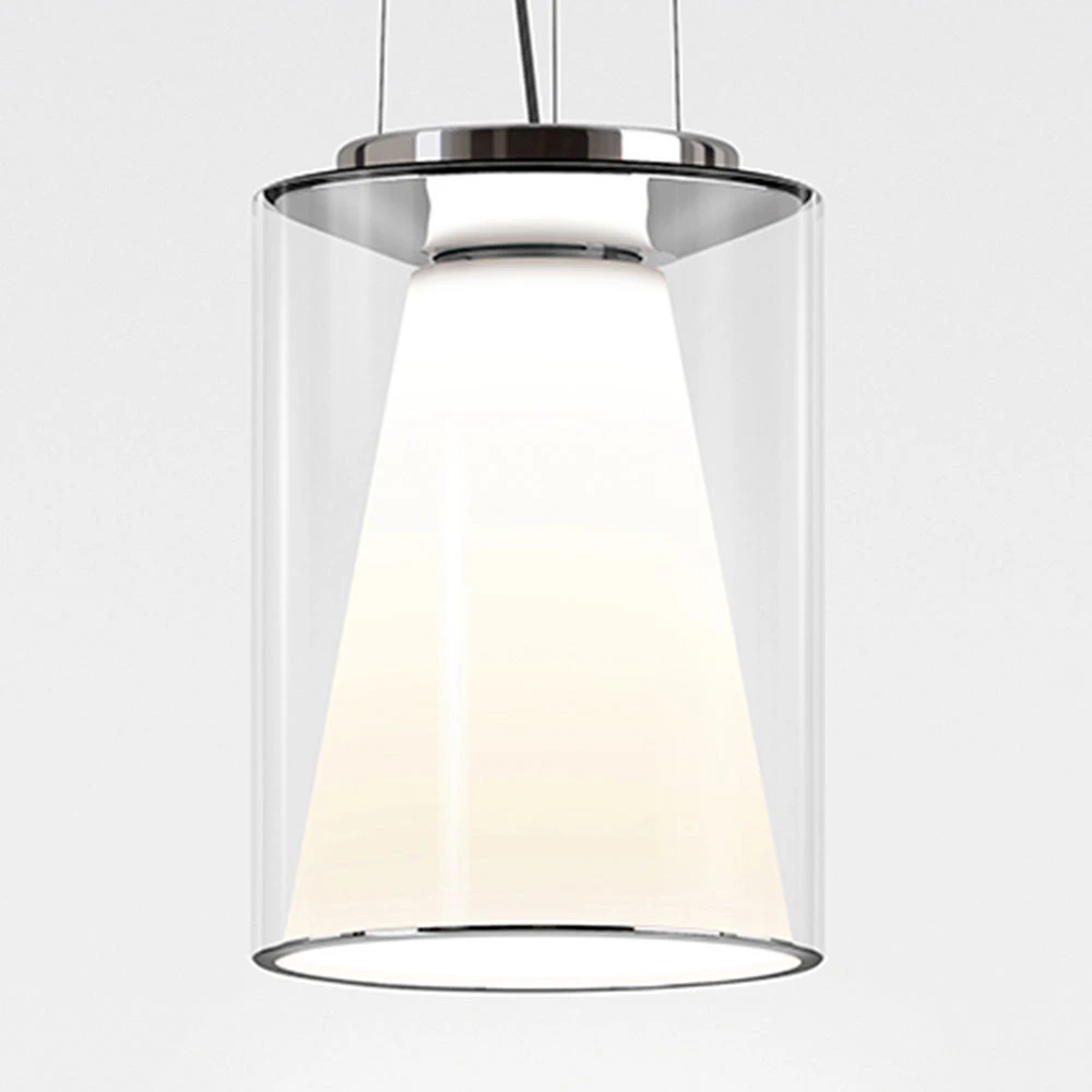 serien.lighting Drum S Suspension Câble 927 Triac haut pour plafonds suspendus