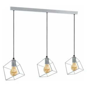 SQUARE - Lustre bar métal aluminium | Garantie 2 Ans