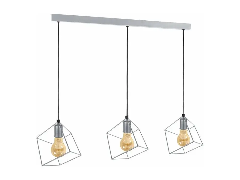 SQUARE - Lustre bar métal aluminium | Garantie 2 Ans