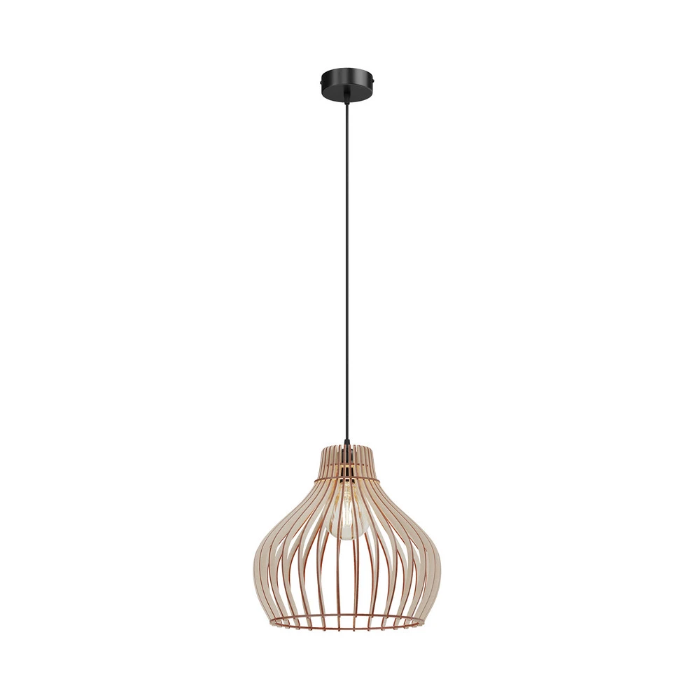 Suspension Barrel à 1 lampe, Ø 38 cm avec diffuseur opale