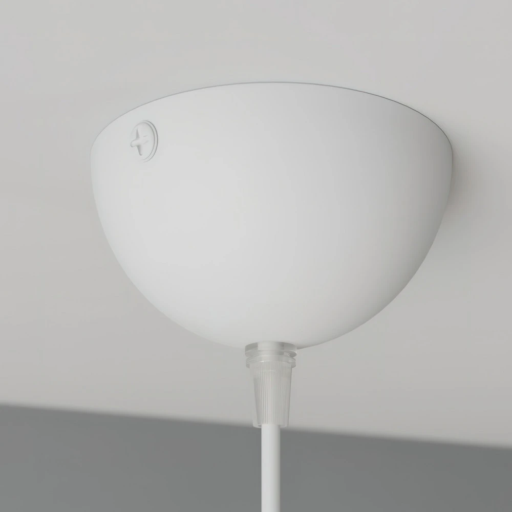 Suspension Bergen à une lampe, blanche | 4000K | lumière neutre