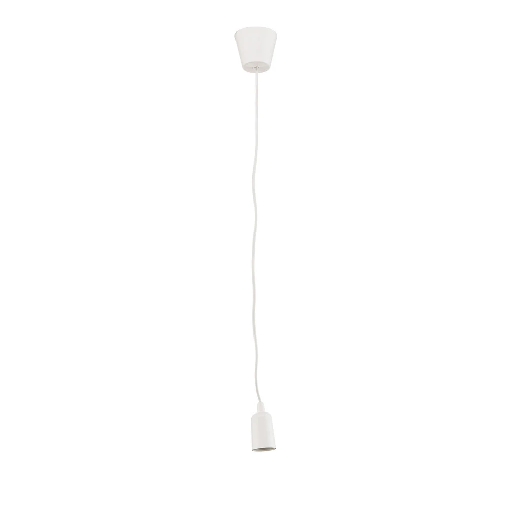 Suspension Brasil, blanche, à une lampe IP44 pour salle de bain