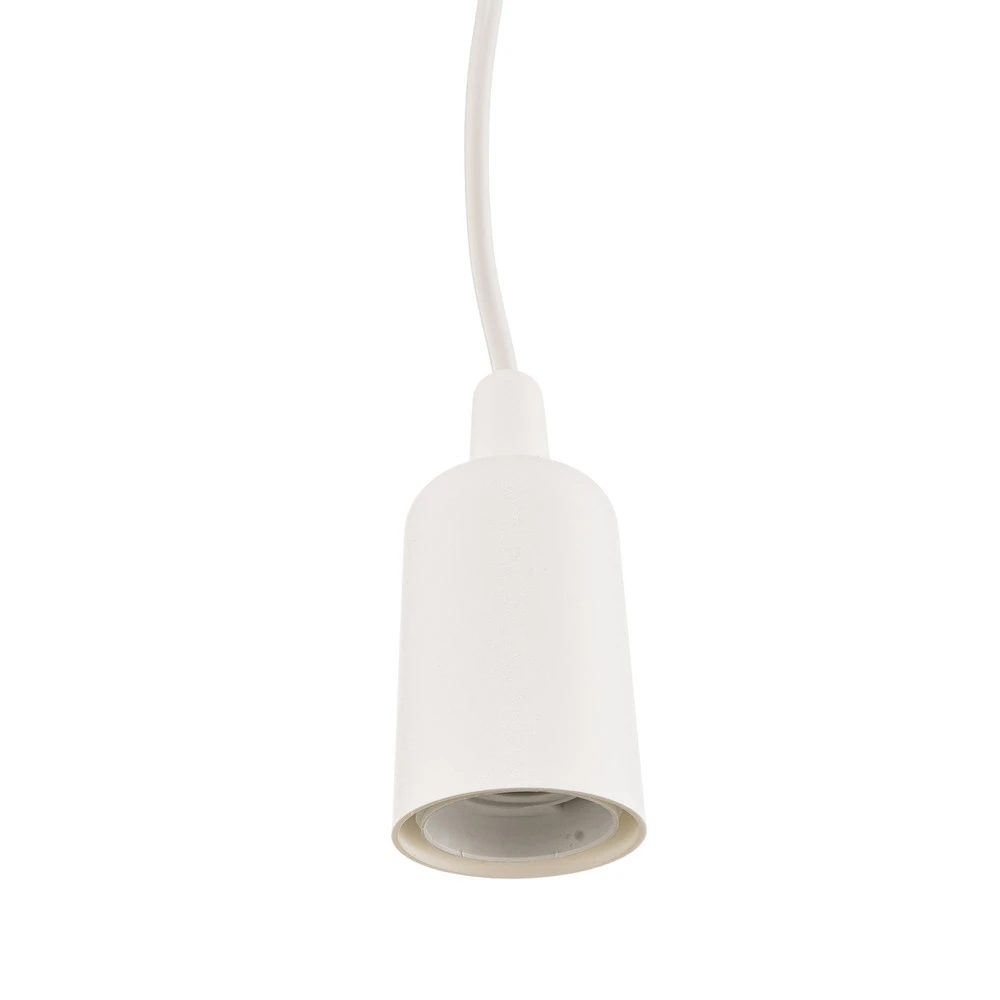 Suspension Brasil, blanche, à une lampe IP44 pour salle de bain