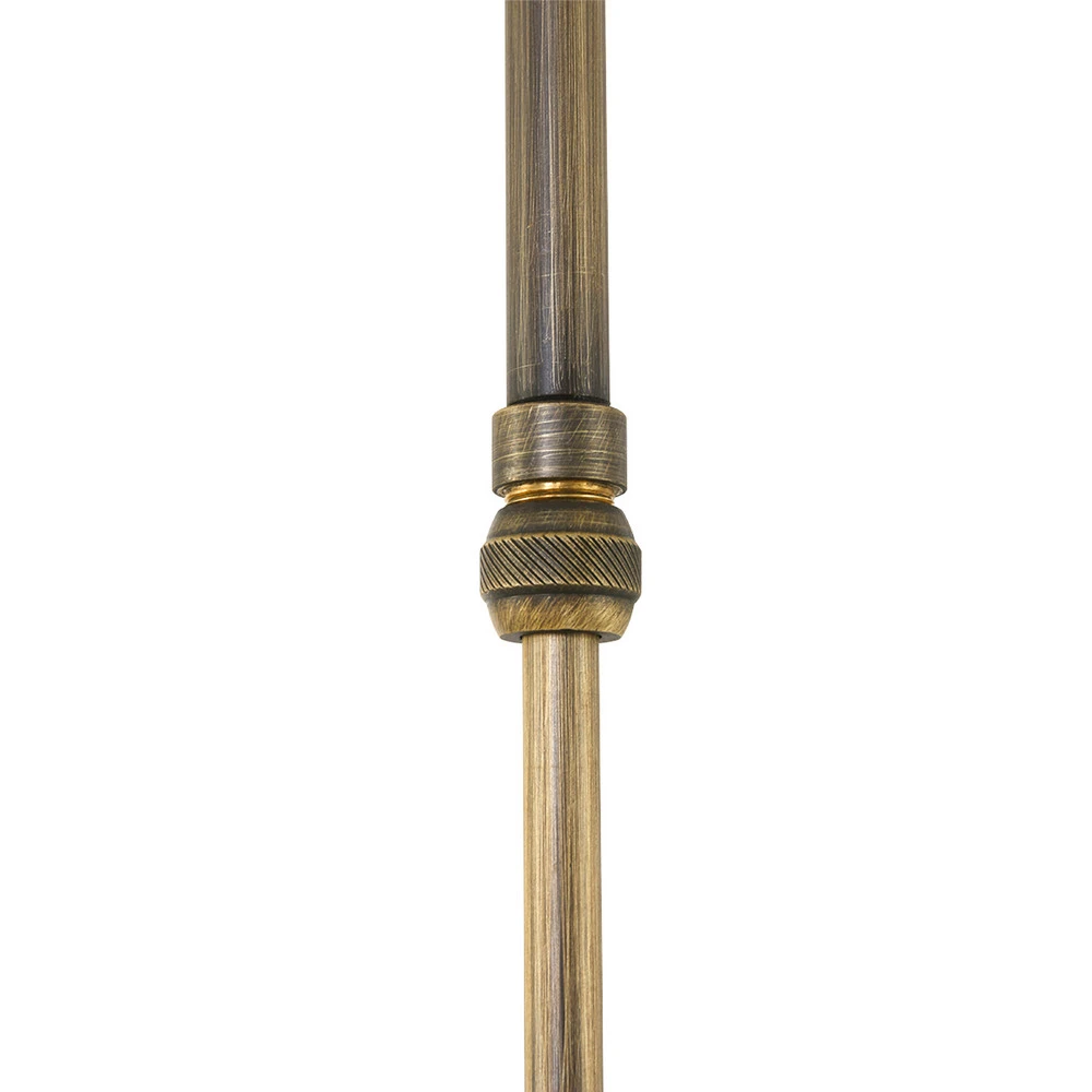 Suspension Capri à 3 lampes crème/bronze pour plafonds suspendus