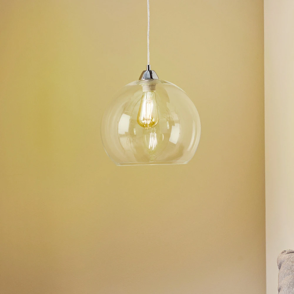 Suspension Colour, abat-jour verre translucide