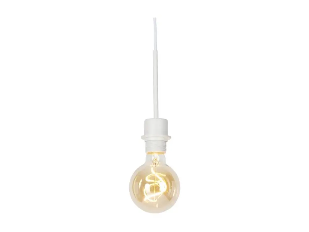 Suspension contemporain blanche sans abat-jour - Combi 1 avec diffuseur opale