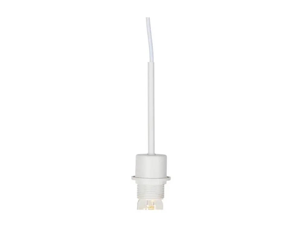 Suspension contemporain blanche sans abat-jour - Combi 1 avec diffuseur opale