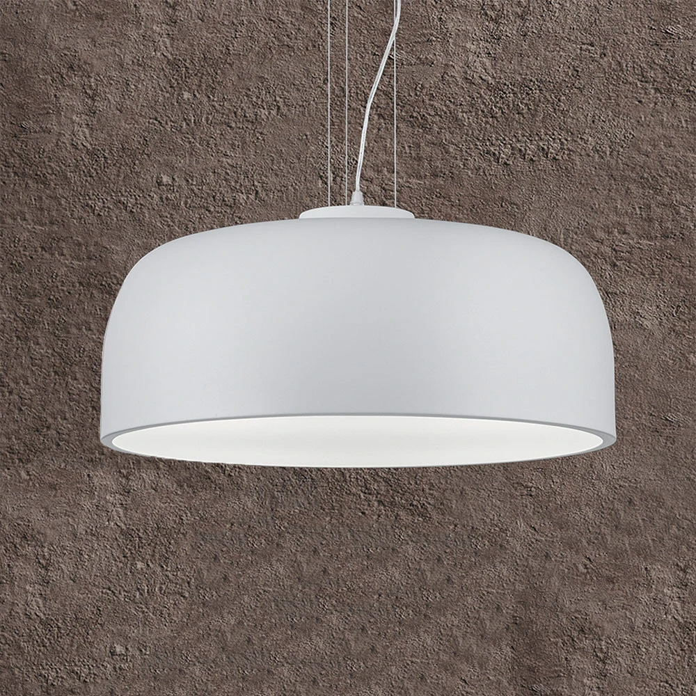 Suspension en demi-vasque Baron en blanc mat (Carré 30x30cm)