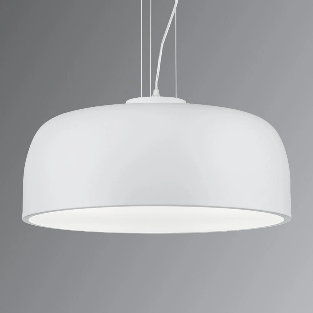Suspension en demi-vasque Baron en blanc mat (Carré 30x30cm)