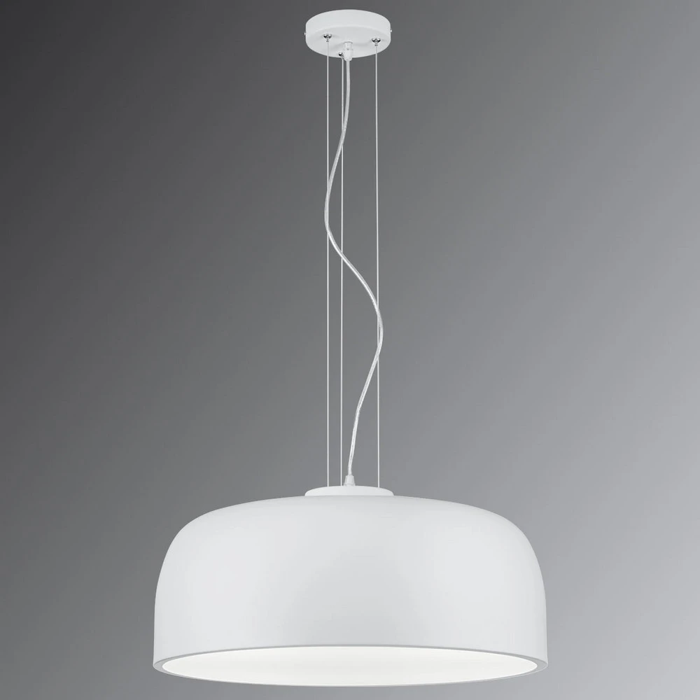 Suspension en demi-vasque Baron en blanc mat (Carré 30x30cm)
