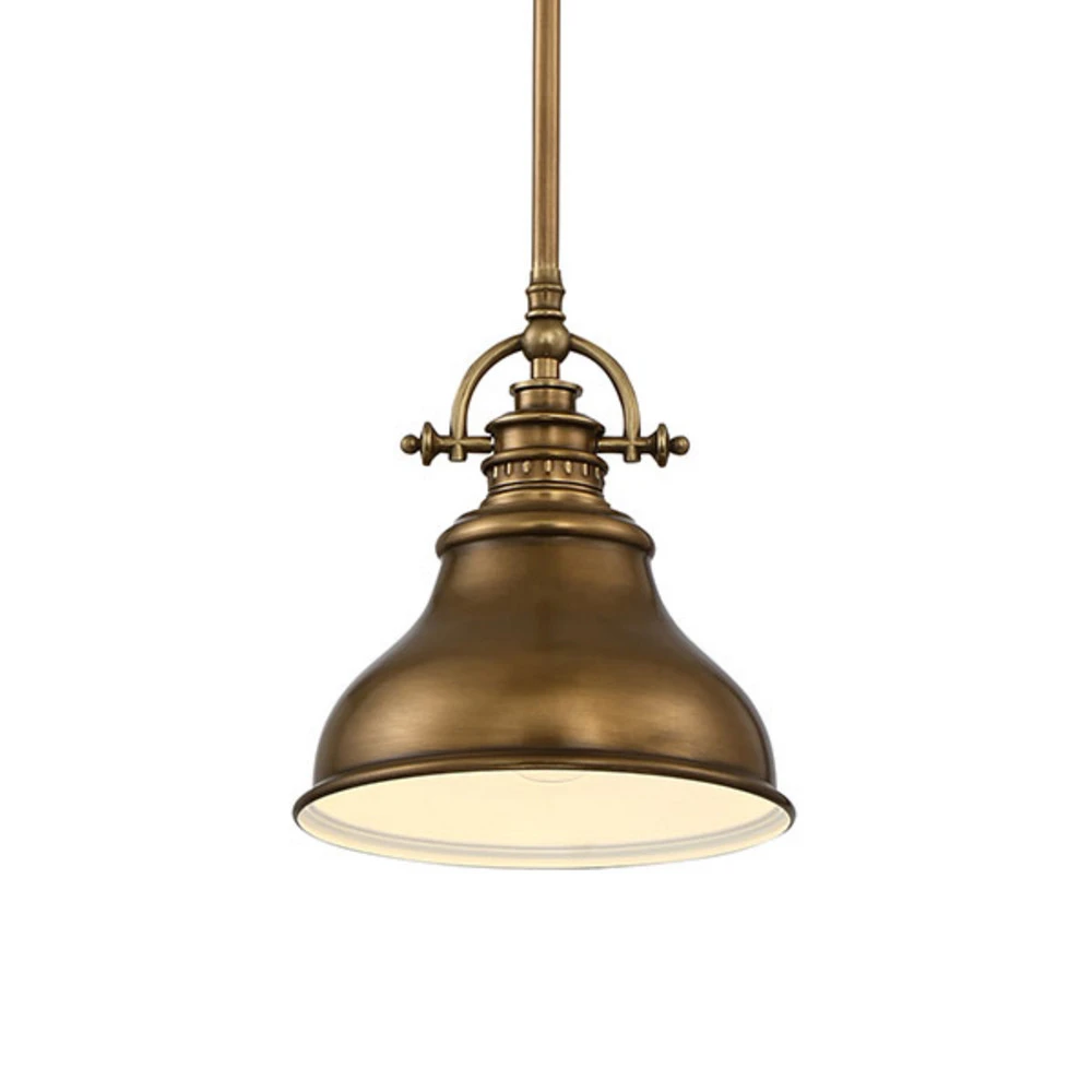 Suspension Emery 1 lampe laiton Ø 20,3 cm à fixation clip