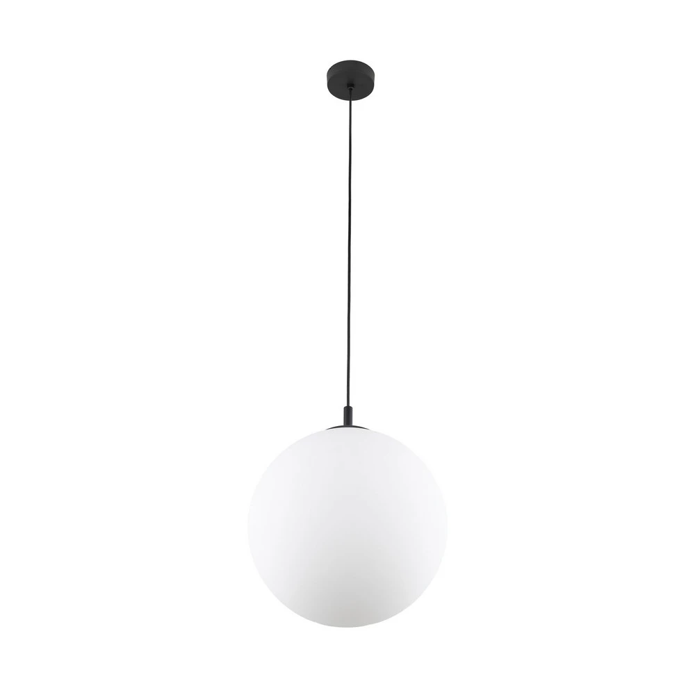 Suspension Esme, verre opalin, à 1 lampe, Ø 35 cm avec diffuseur opale