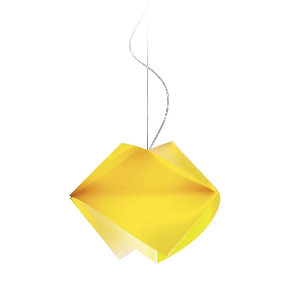 Suspension Gemmy SLAMP équipée de LED pour éclairage. (Carré 30x30cm)