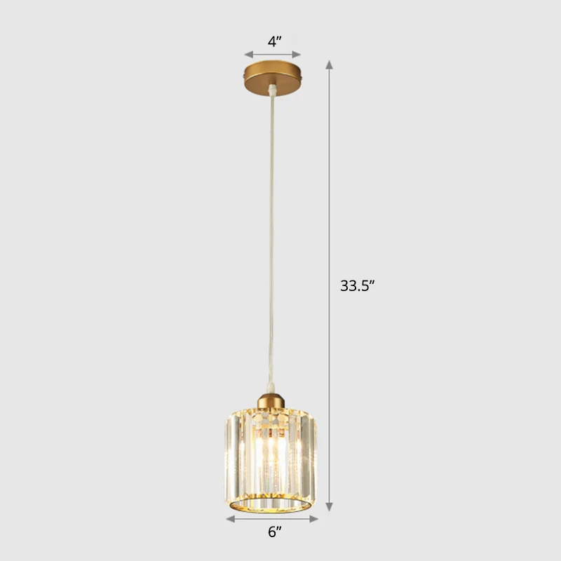 Suspension géométrique en cristal prismatique, éclairage aisé, lampe suspendue à 3 têtes dorées pour salle à manger