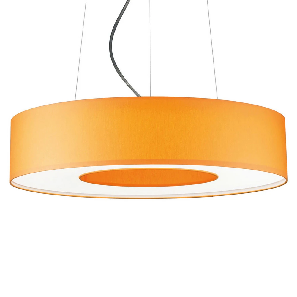 Suspension LED Donut dimmable 34 W orange IP44 pour salle de bain
