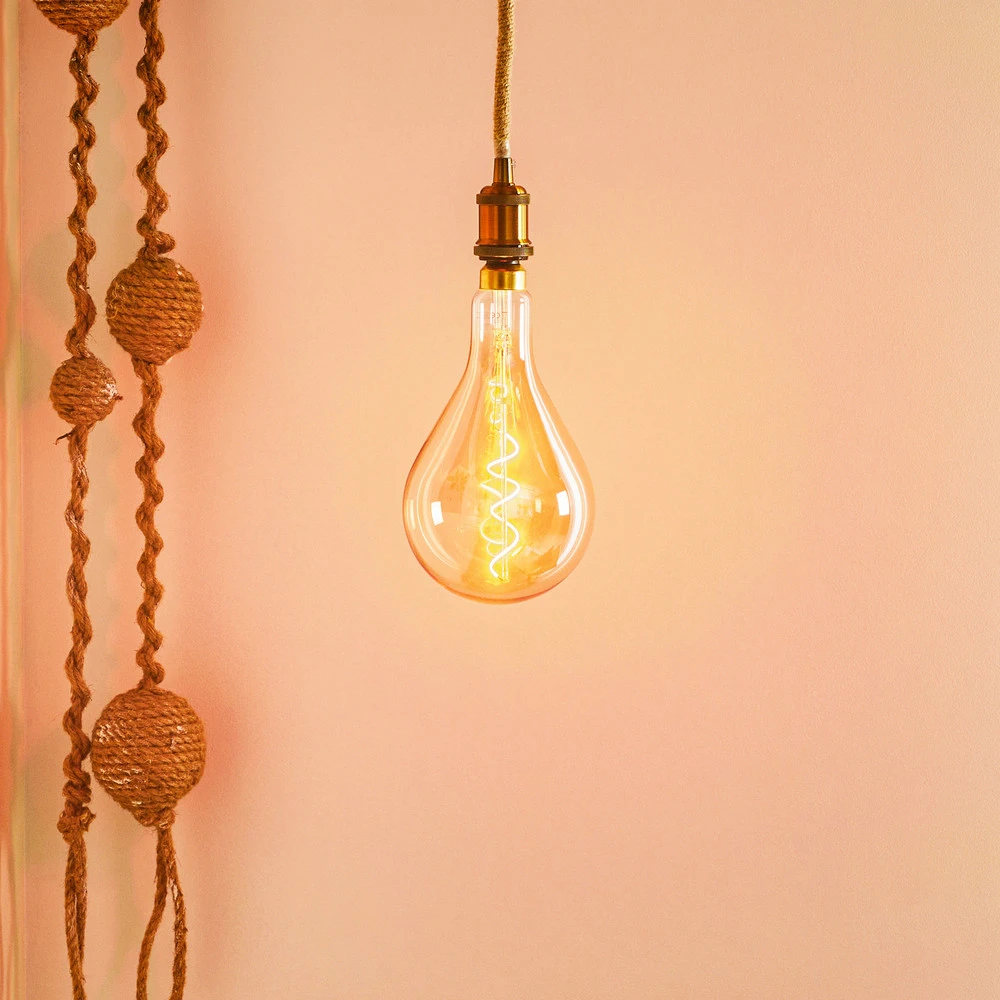 Suspension LED Ontario, câble de chambre, 1 lampe Sans outil d'installation