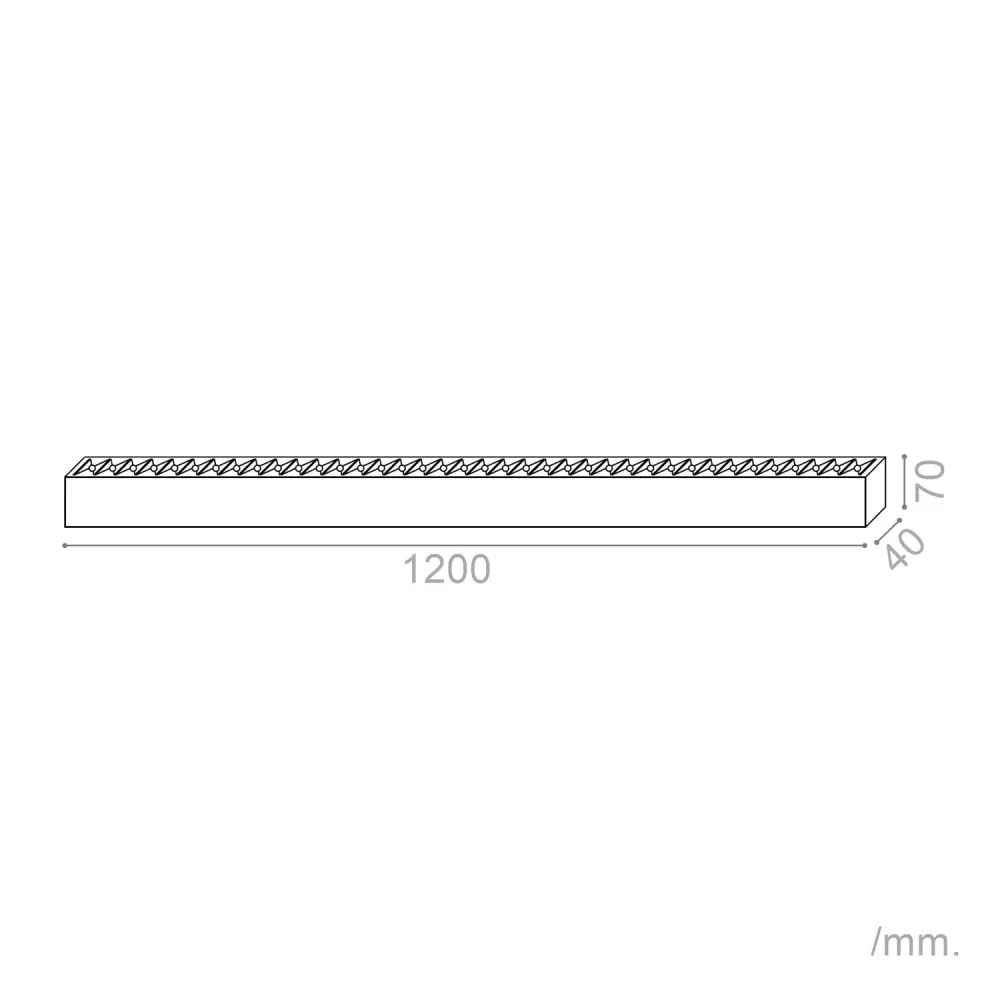 Suspension linéaire LED 120cm 40W Modèle Singe luminaires suspendus