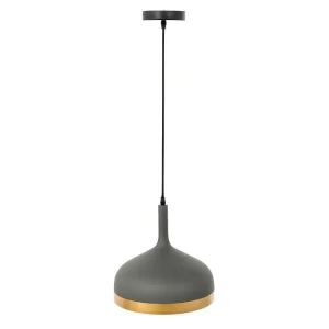Suspension en métal mat cercle doré 30 cm (Carré 30x30cm)