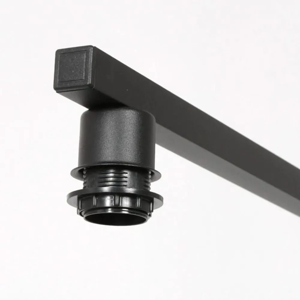 Suspension Noir Abat-jour Velours Vert | Lira IP44 pour salle de bain